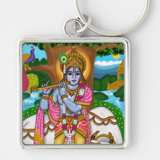 Lord Krishna Sleutelhanger (Voorkant)