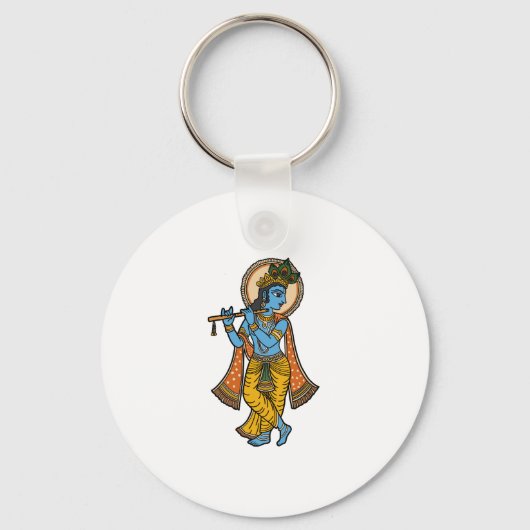 Lord Krishna Sleutelhanger (Achterkant)