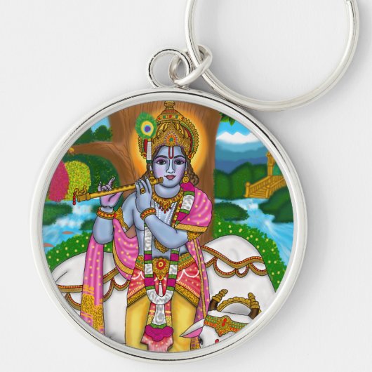 Lord Krishna Sleutelhanger (Voorkant)