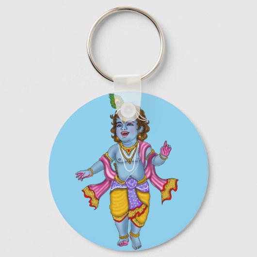Lord Krishna-sleutelhanger Sleutelhanger (Voorkant)