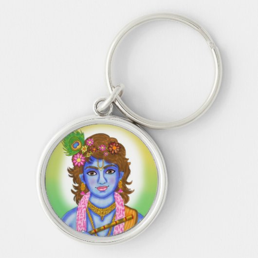 Lord Krishna-sleutelhanger Sleutelhanger (Voorkant)