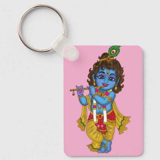 Lord Krishna-sleutelhanger Sleutelhanger (Voorkant)