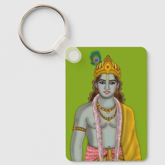Lord Krishna-sleutelhanger Sleutelhanger (Voorkant)