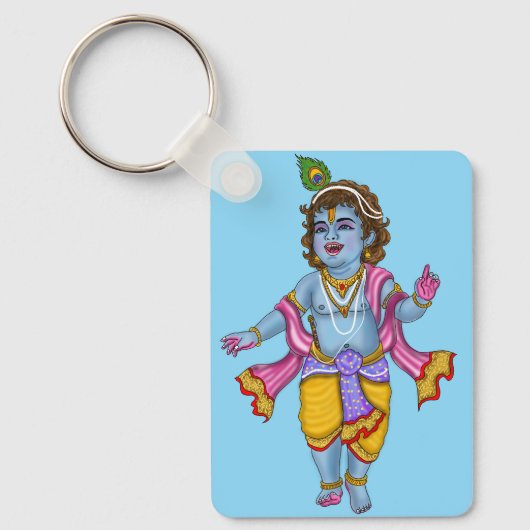 Lord Krishna-sleutelhanger Sleutelhanger (Voorkant)