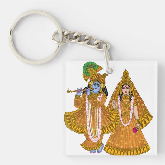 Lord Krishna-sleutelhanger Sleutelhanger (Voorkant)