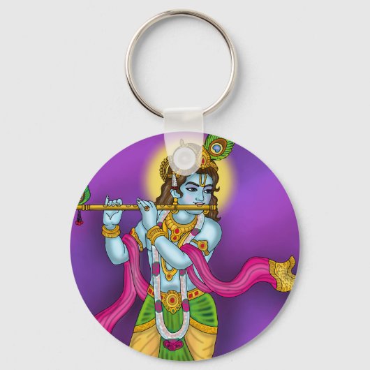 Lord Krishna-sleutelhanger Sleutelhanger (Voorkant)