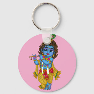 Lord Krishna-sleutelhanger Sleutelhanger