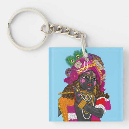 Lord Krishna-sleutelhanger Sleutelhanger (voorkant)
