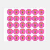 Lord Krishna Small Stickers (Vel)