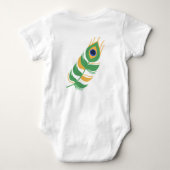 Lord Krishna speelt het Flute-ontwerp Romper (Achterkant)