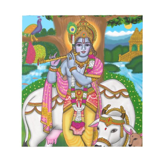 Lord Krishna Stationery Notitieblok (Voorkant)
