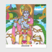 Lord Krishna Sticker (Vel)