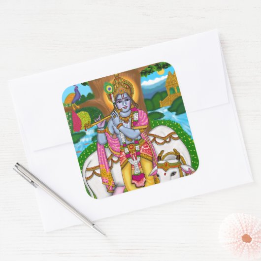 Lord Krishna Sticker (Envelop)