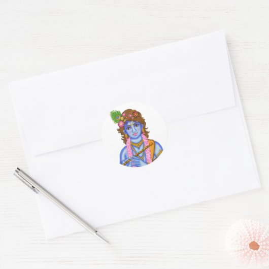 Lord Krishna Sticker (Envelop)