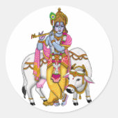 Lord Krishna Sticker (Voorkant)