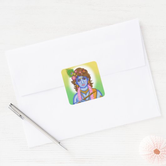 Lord Krishna Sticker (Envelop)