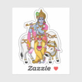 Lord Krishna Sticker (Vel)