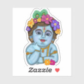 Lord Krishna Stickers (Vel)