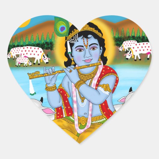 Lord Krishna Stickers (Voorkant)