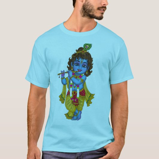 Lord Krishna T-shirt (Voorkant)