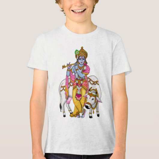 Lord Krishna T-shirt (Voorkant)