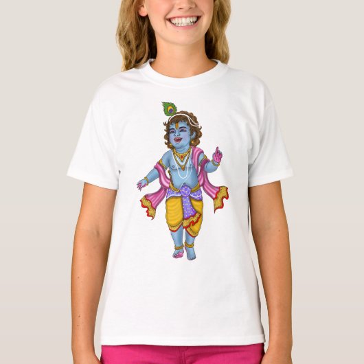 Lord Krishna T-shirt (Voorkant)
