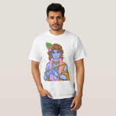 Lord Krishna T-shirt (Voorkant volledig)