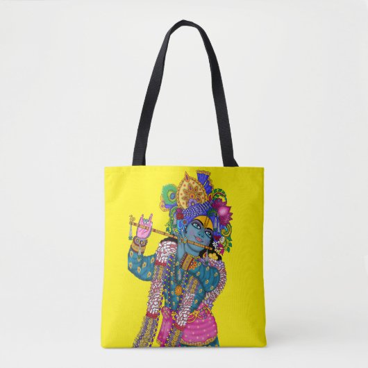 Lord Krishna-tas Tote Bag (Voorkant)