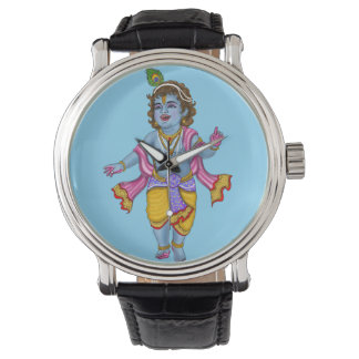 Lord Krishna Wall Clock Horloge