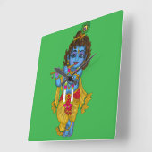 Lord Krishna wandklok  (Hoek)