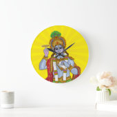 Lord Krishna wandklok (Huis)