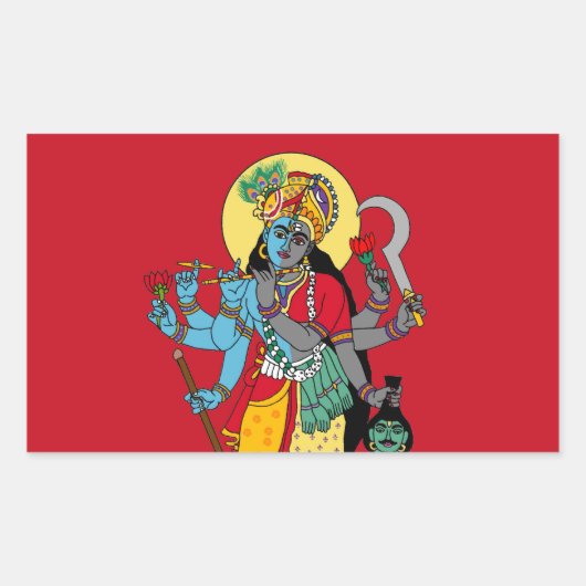 Lord Krishnakali Stickers (Voorkant)