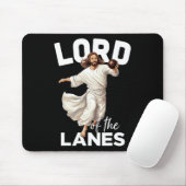 Lord Lanes Funny Christelijk Christ Gutter Bowling Muismat (Met muis)