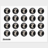 Lord Lanes Funny Christelijk Christ Gutter Bowling Ronde Sticker (Vel)