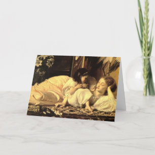 Lord Leighton's moeder en kind - Kaart