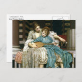 Lord Leighton's Music Lesson Briefkaart (Voorkant / Achterkant)