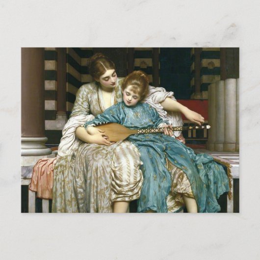 Lord Leighton's Music Lesson Briefkaart (Voorkant)