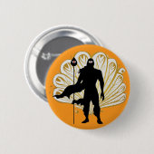 Lord Muruga Ronde Button 5,7 Cm (Voorkant /achterkant)