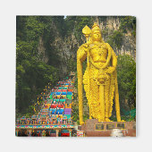 Lord Murugan en trap op Batu Caves 2 Magneet (Voorkant)