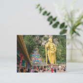 Lord Murugan en trap op Batu Caves 5 Briefkaart (Staand voorkant)