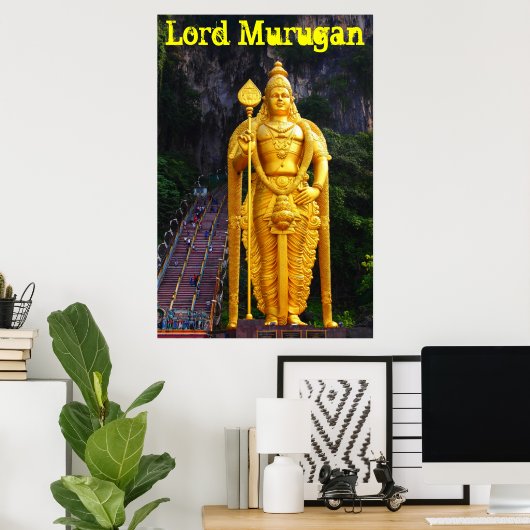 Lord Murugan Poster (Thuiskantoor)