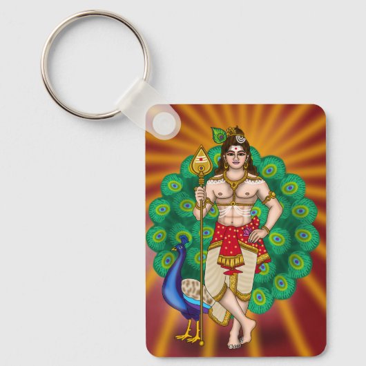 Lord Murugan-sleutelhanger Sleutelhanger (Voorkant)