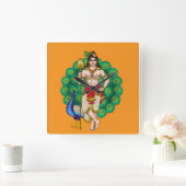 Lord Murugan wandklok (Huis)