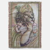 Lord Narasimha - Blanket Deken (Voorkant Verticaal)