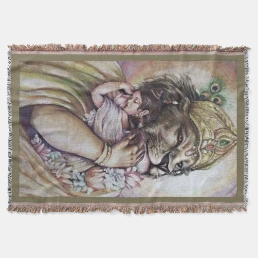 Lord Narasimha - Blanket Deken (Voorkant)