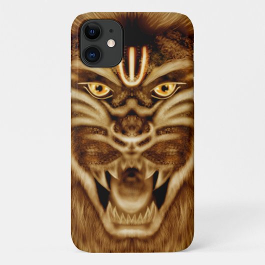 Lord Narasimha Hare Krishna kunst Goddelijke gave Case-Mate iPhone Case (Achterkant)