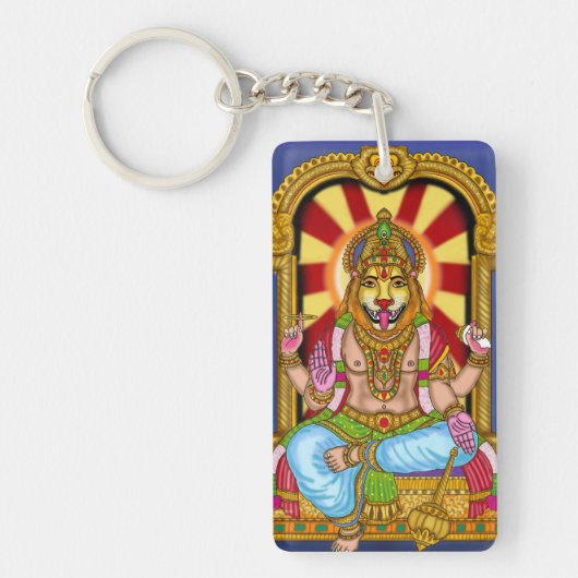 Lord Narasimha-sleutelhanger Sleutelhanger (Voorkant)