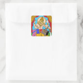 Lord Narasimha-sticker Vierkante Sticker (Tas)