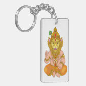 Lord Narsimha Keychain (Voorkant Links)