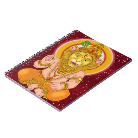 Lord Narsimha Notebook Notitieboek (Linkerzijde)